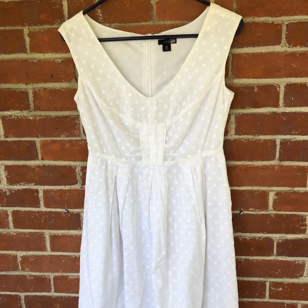 East 5th white party dress